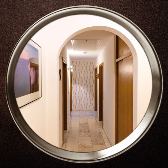 Reverse Peephole Viewer – 6×18 Optical Inspection Tool