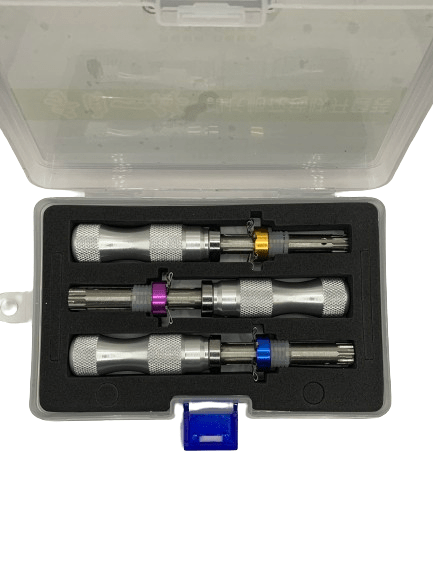 3-Piece Tubular Lock Pick Set