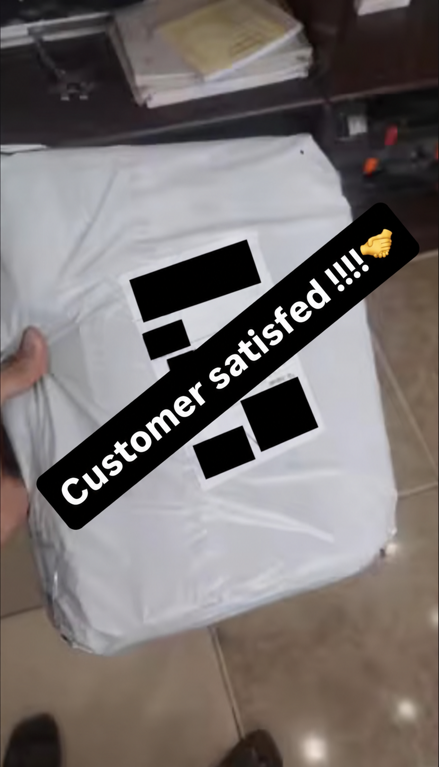 Customer photo shared in NOCTRA Instagram highlights