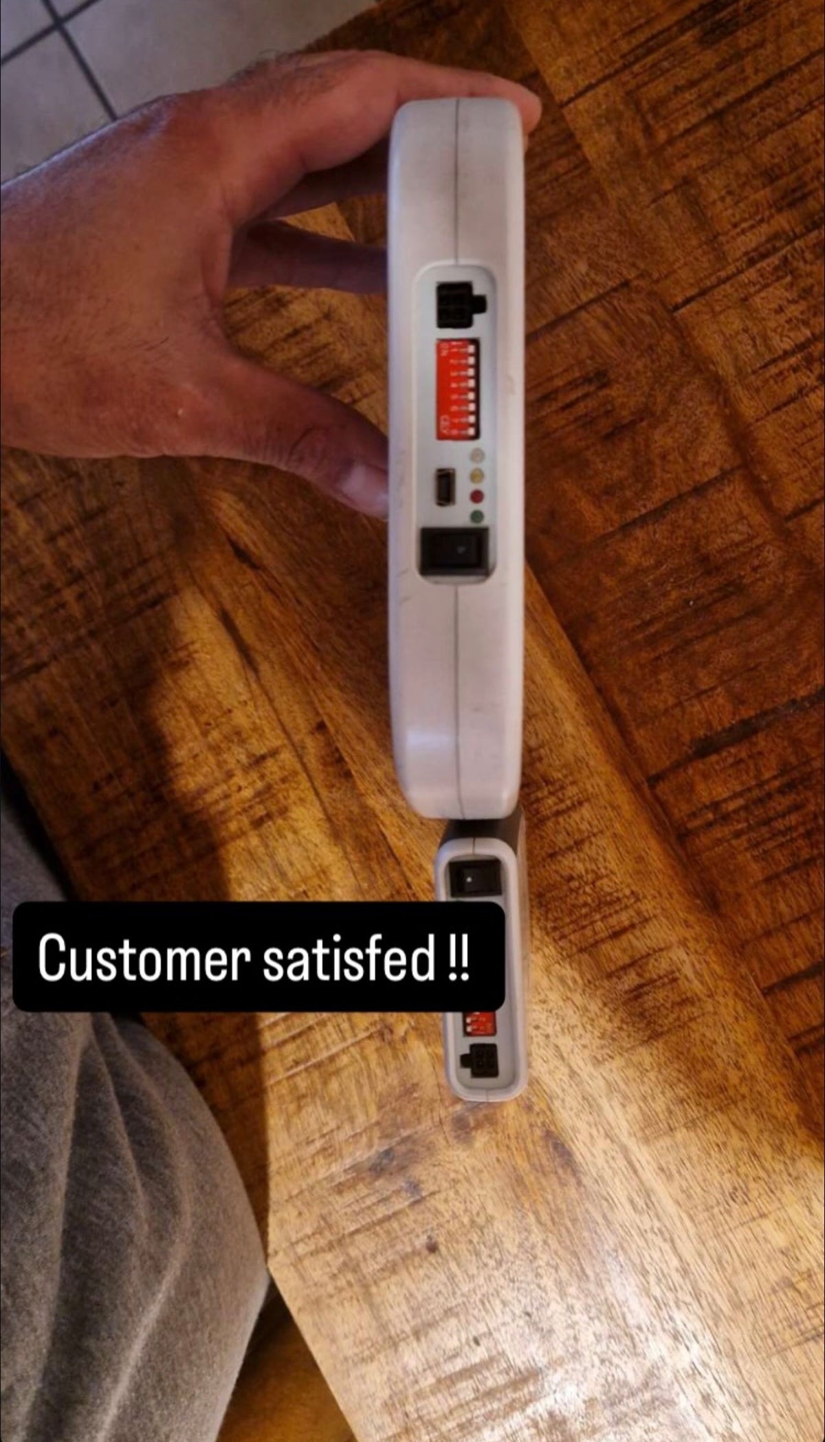 Customer photo shared in NOCTRA Instagram highlights